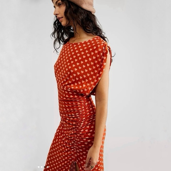 Free People Lakeside Printed Midi Dress - Picture 7 of 16